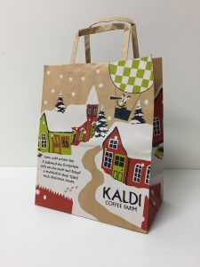 紙袋_KALDI冬用S